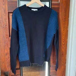 Duffy Sweater Womens X Small Blue Wool Cashmere Yak